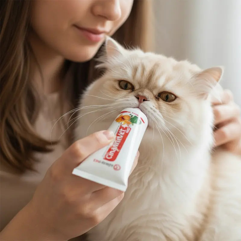 Gel Dental Cinamet Les 60 ml | Cuidado dental natural que transforma la salud de tu gato 🐱