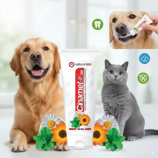 🐶😸 Gel Dental Cinamet Les 60 Ml | Higiene Bucal para perros y gatos